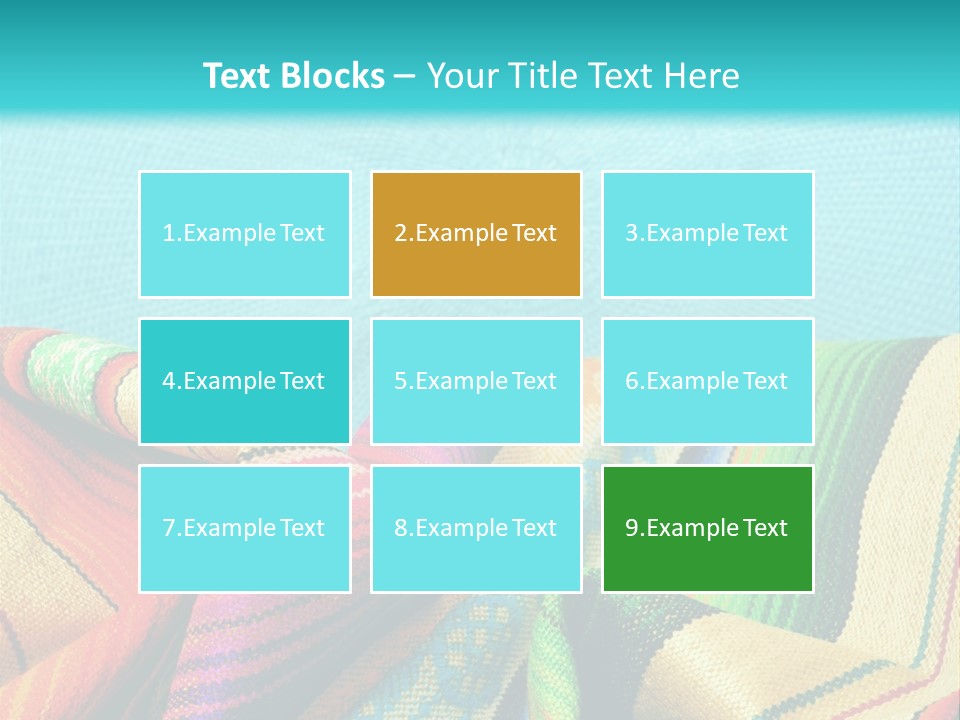 Sweater Blanket Cloth PowerPoint Template