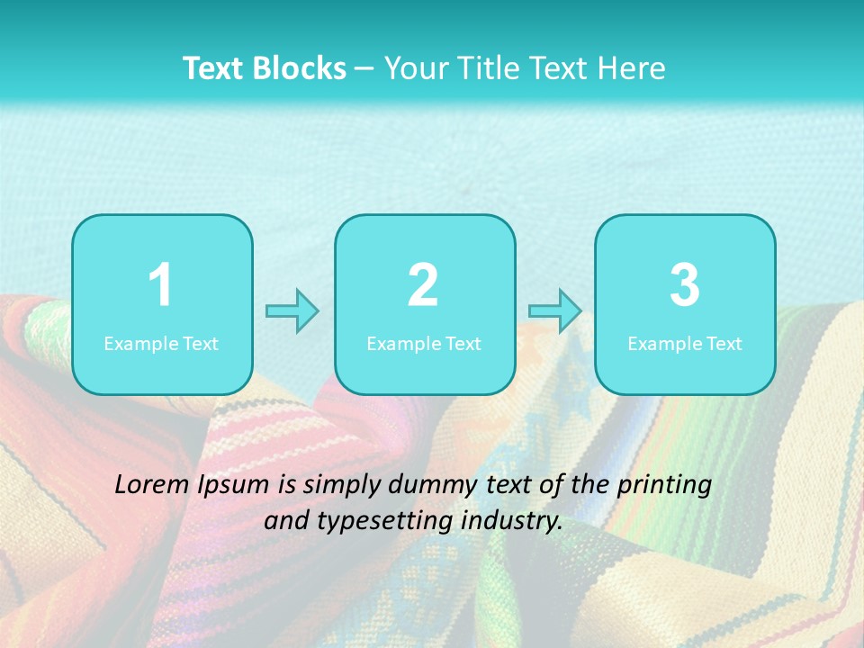 Sweater Blanket Cloth PowerPoint Template