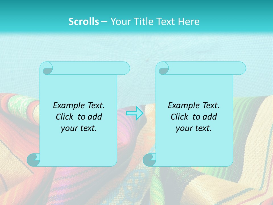 Sweater Blanket Cloth PowerPoint Template