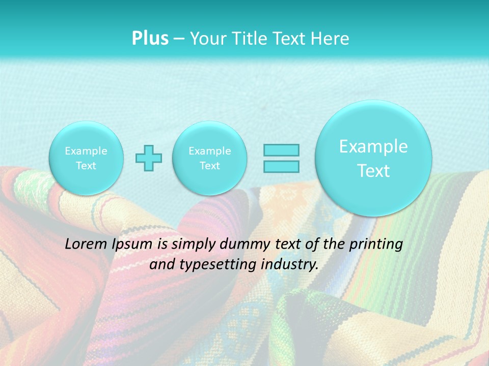 Sweater Blanket Cloth PowerPoint Template