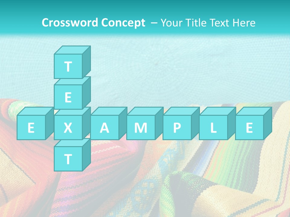 Sweater Blanket Cloth PowerPoint Template