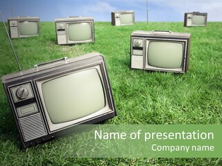 Tv Recycled PowerPoint Template