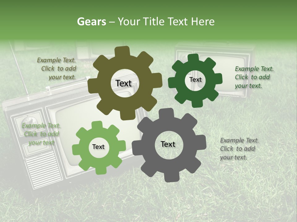 Tv Recycled PowerPoint Template