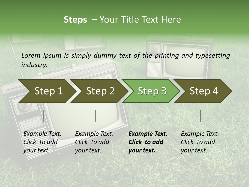 Tv Recycled PowerPoint Template