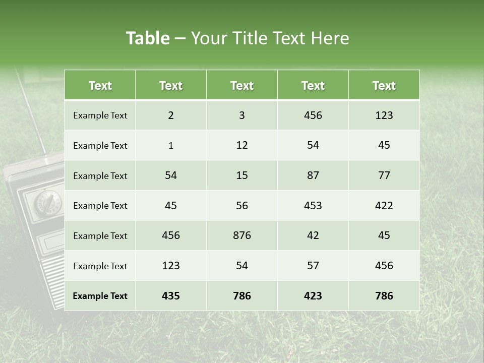 Tv Recycled PowerPoint Template