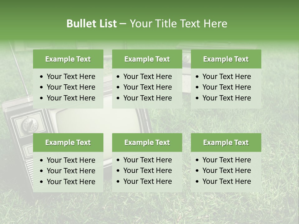 Tv Recycled PowerPoint Template