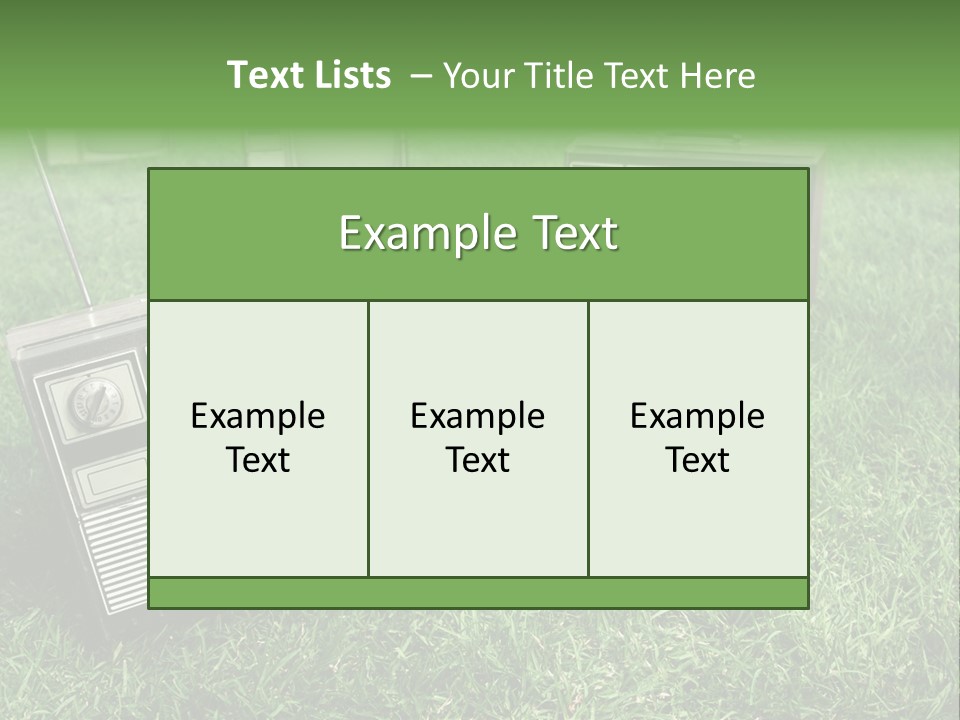 Tv Recycled PowerPoint Template