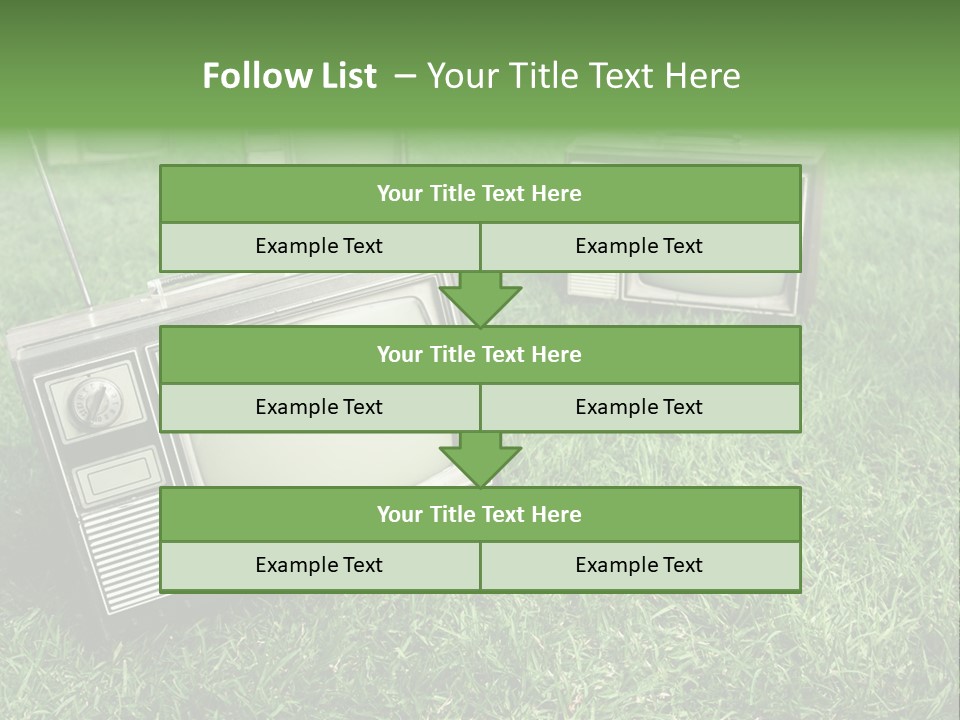 Tv Recycled PowerPoint Template