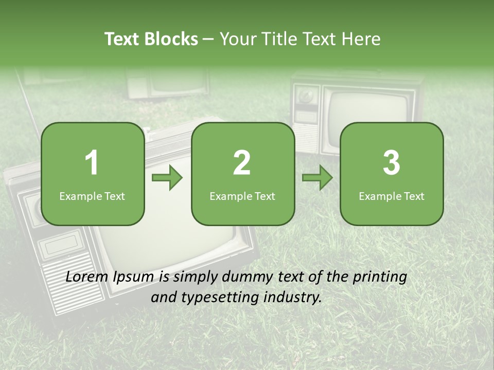 Tv Recycled PowerPoint Template