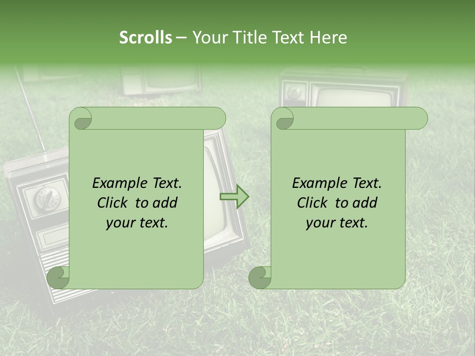 Tv Recycled PowerPoint Template