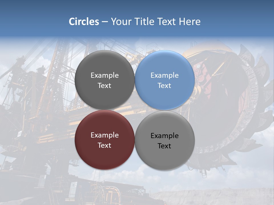 Mining Coal PowerPoint Template