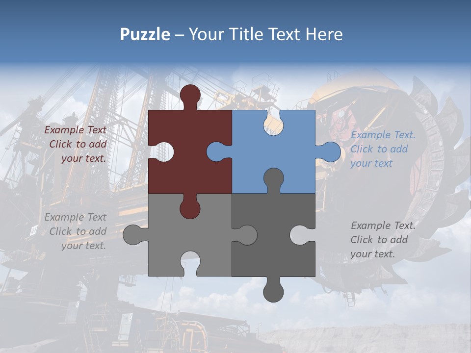 Mining Coal PowerPoint Template