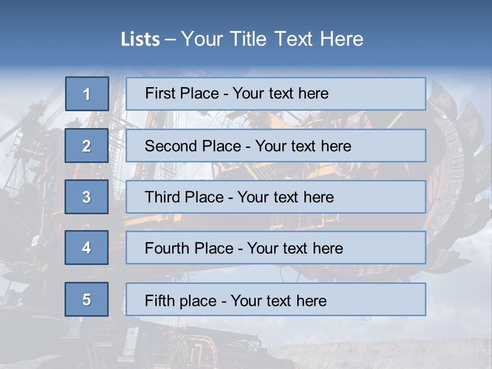 Mining Coal PowerPoint Template
