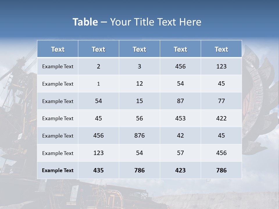 Mining Coal PowerPoint Template