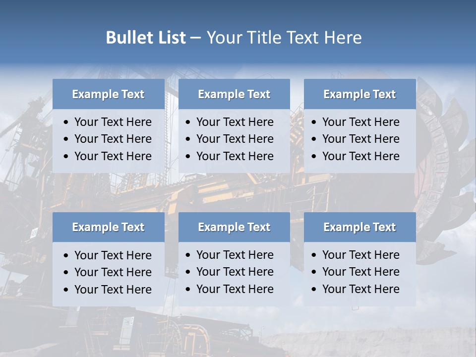 Mining Coal PowerPoint Template