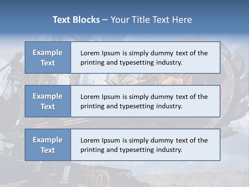 Mining Coal PowerPoint Template