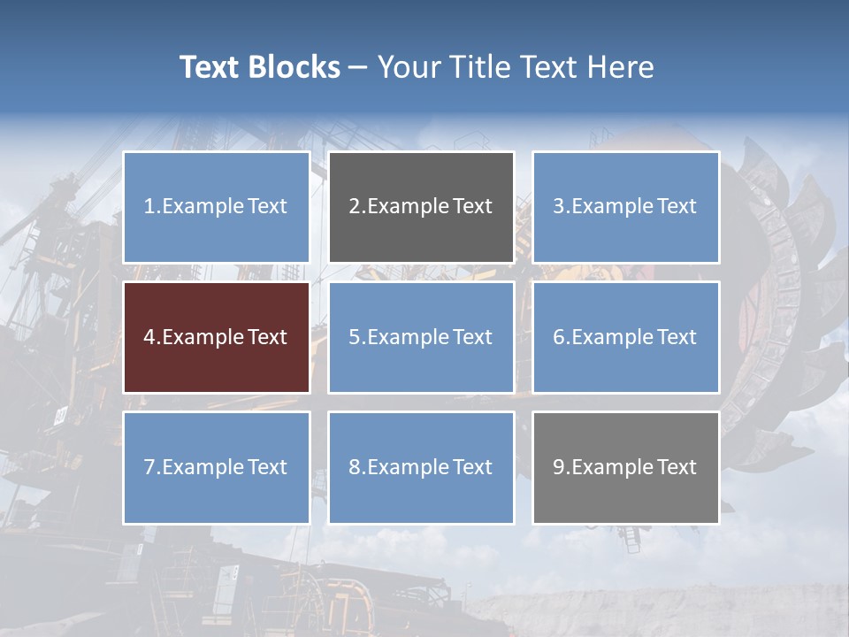 Mining Coal PowerPoint Template