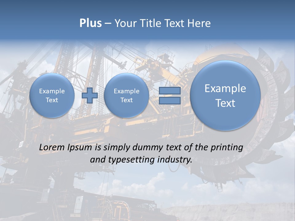 Mining Coal PowerPoint Template