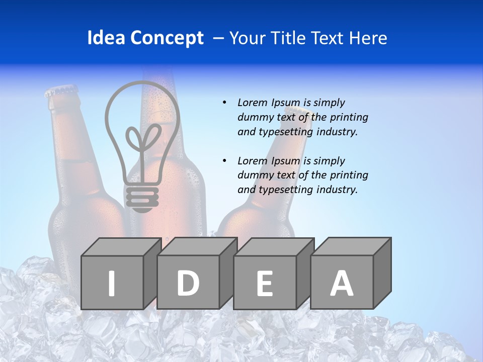 Cold Beer PowerPoint Template