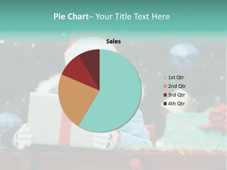 Christmas Little Girl PowerPoint Template
