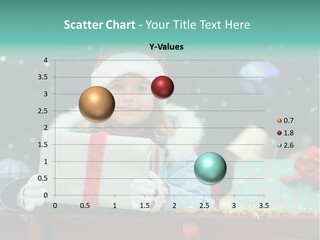 Christmas Little Girl PowerPoint Template