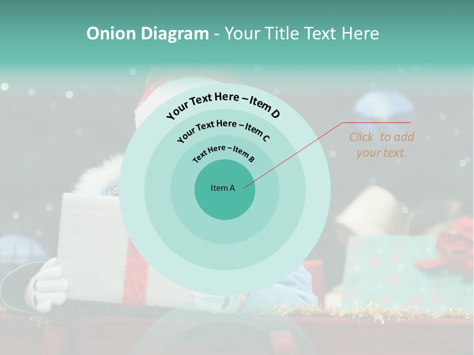 Christmas Little Girl PowerPoint Template