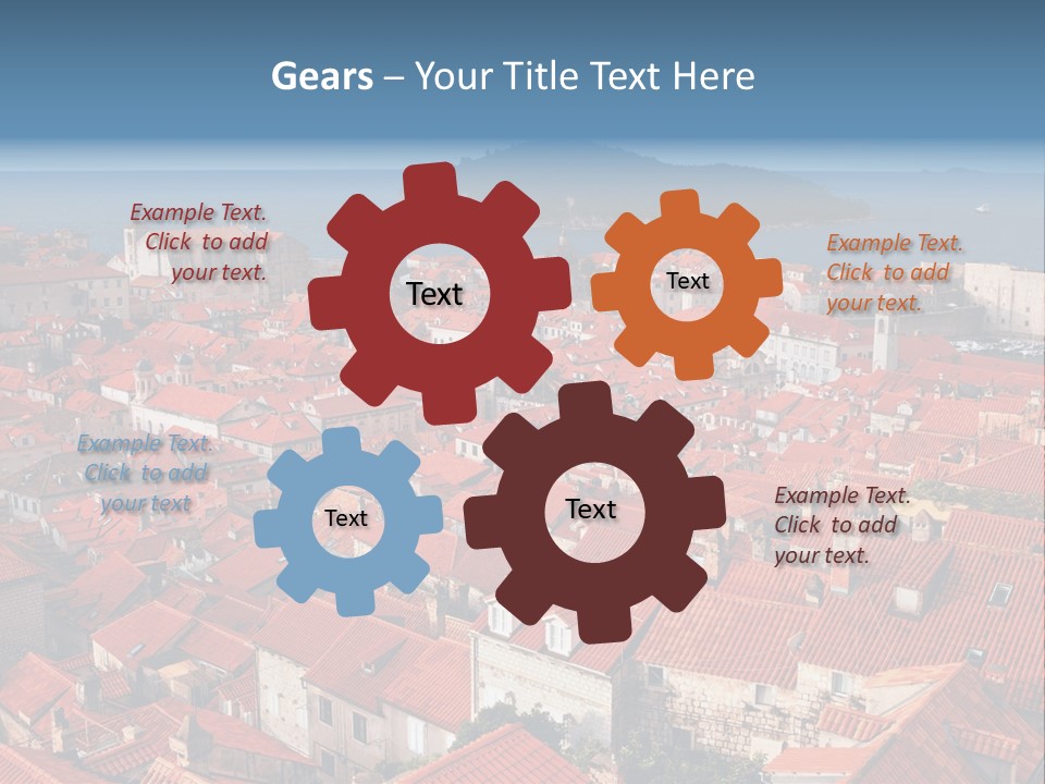 Dubrovnik Old City PowerPoint Template