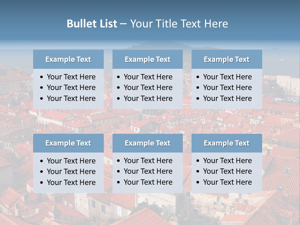 Dubrovnik Old City PowerPoint Template