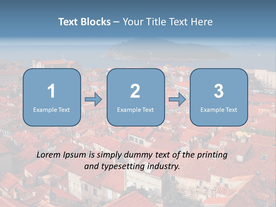 Dubrovnik Old City PowerPoint Template