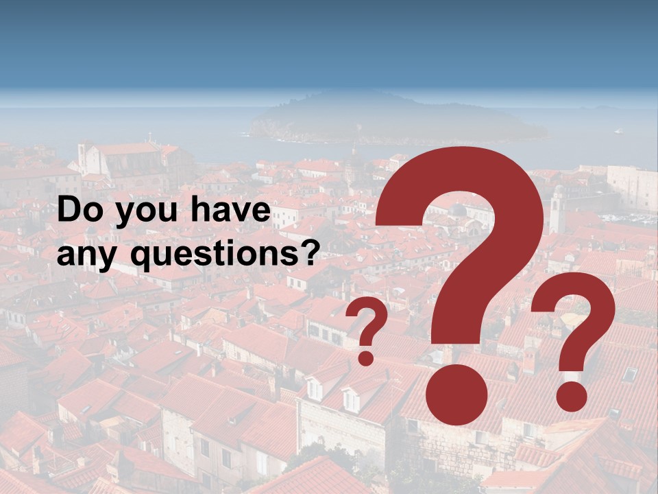 Dubrovnik Old City PowerPoint Template