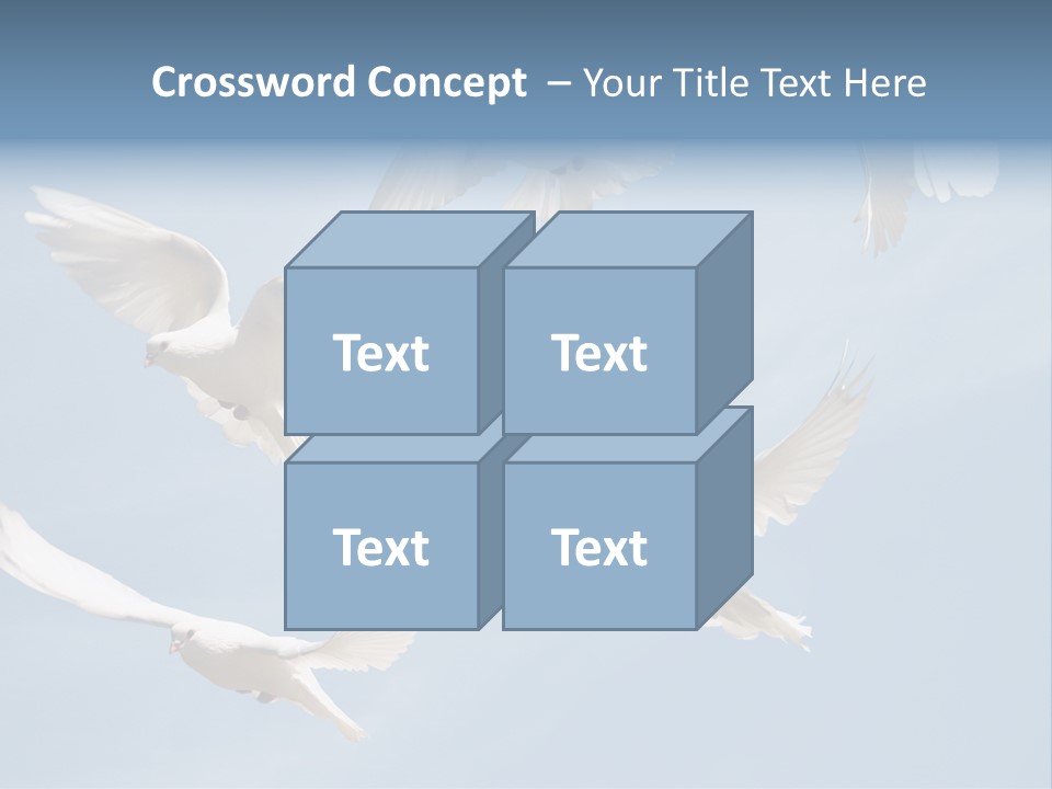 White Doves PowerPoint Template