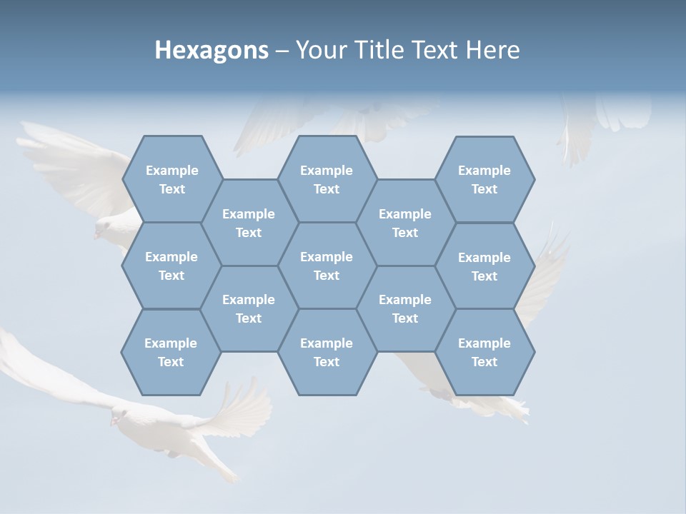 White Doves PowerPoint Template