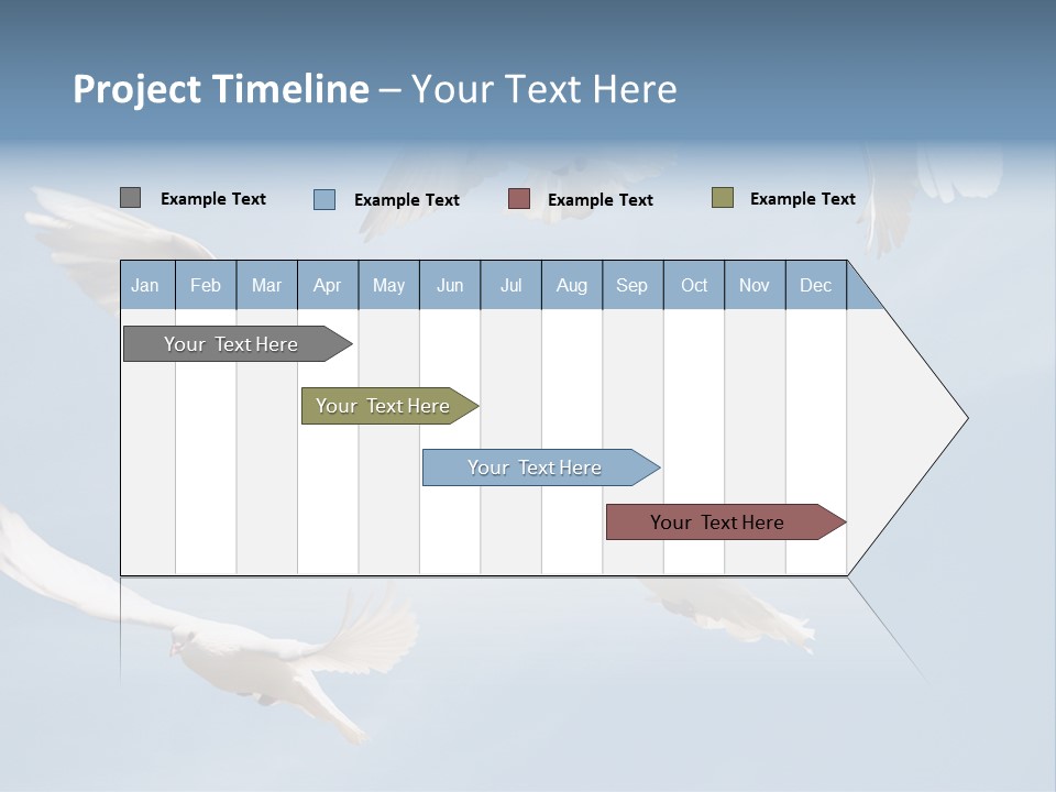 White Doves PowerPoint Template
