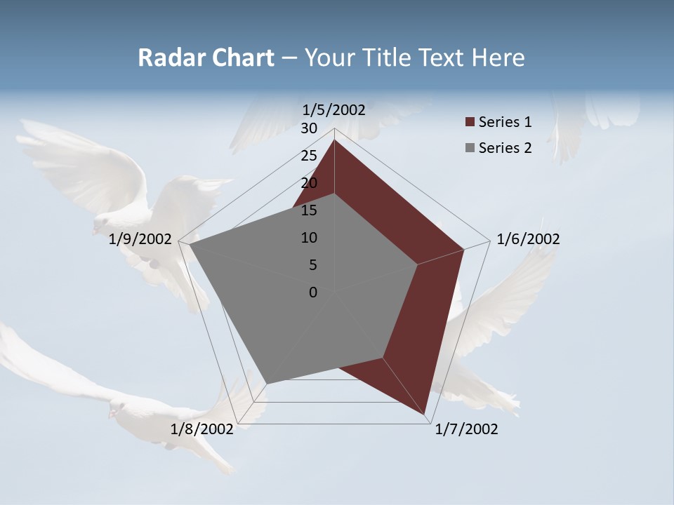 White Doves PowerPoint Template