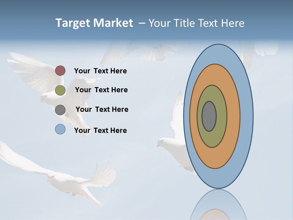 White Doves PowerPoint Template