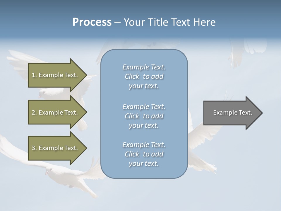 White Doves PowerPoint Template