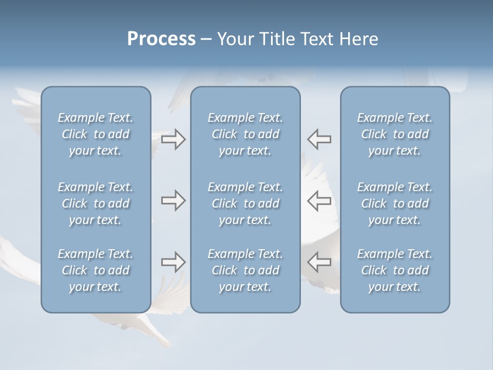 White Doves PowerPoint Template