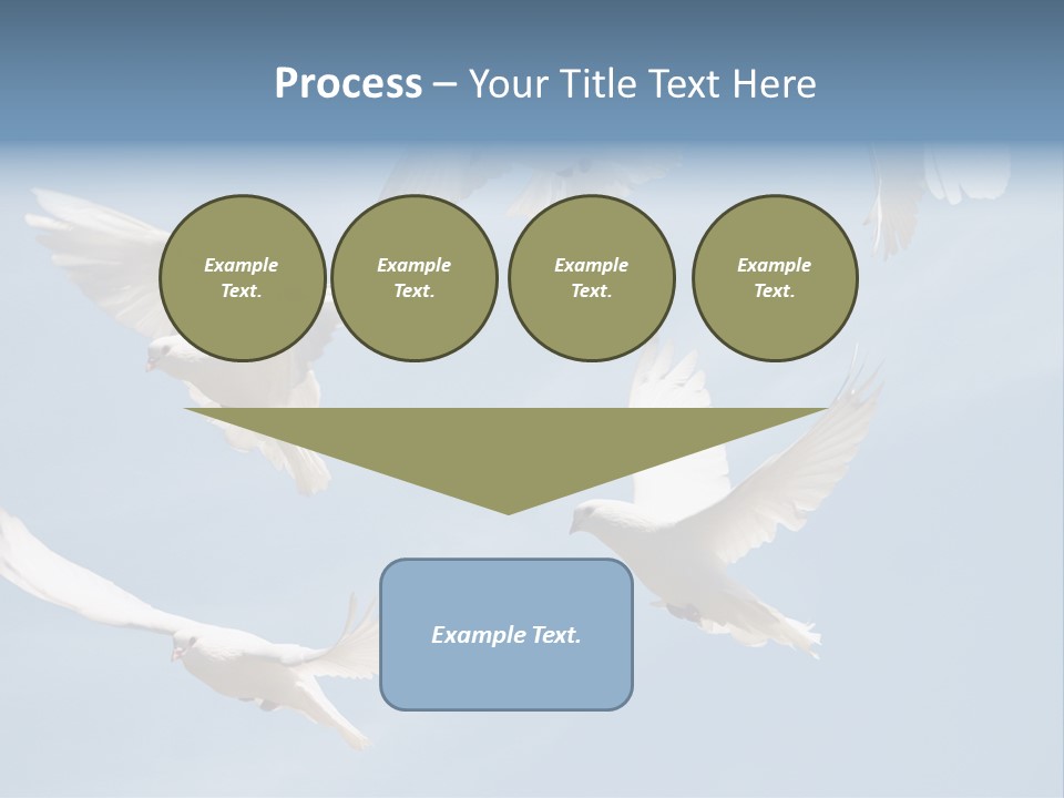 White Doves PowerPoint Template