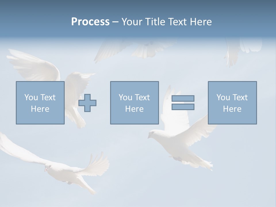 White Doves PowerPoint Template