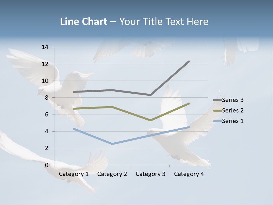 White Doves PowerPoint Template