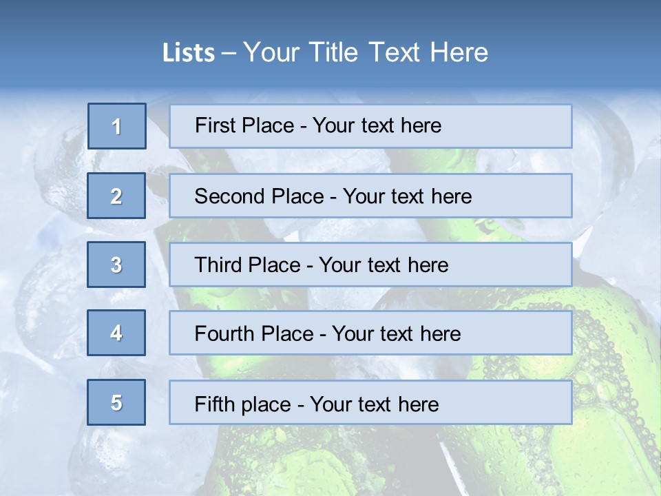 Ice Beer PowerPoint Template