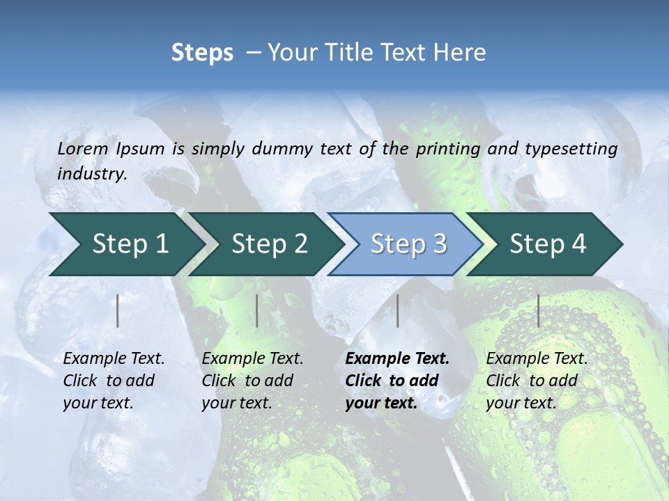 Ice Beer PowerPoint Template