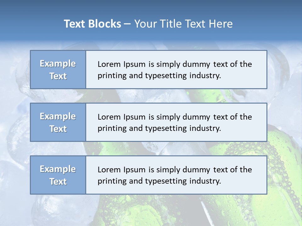 Ice Beer PowerPoint Template