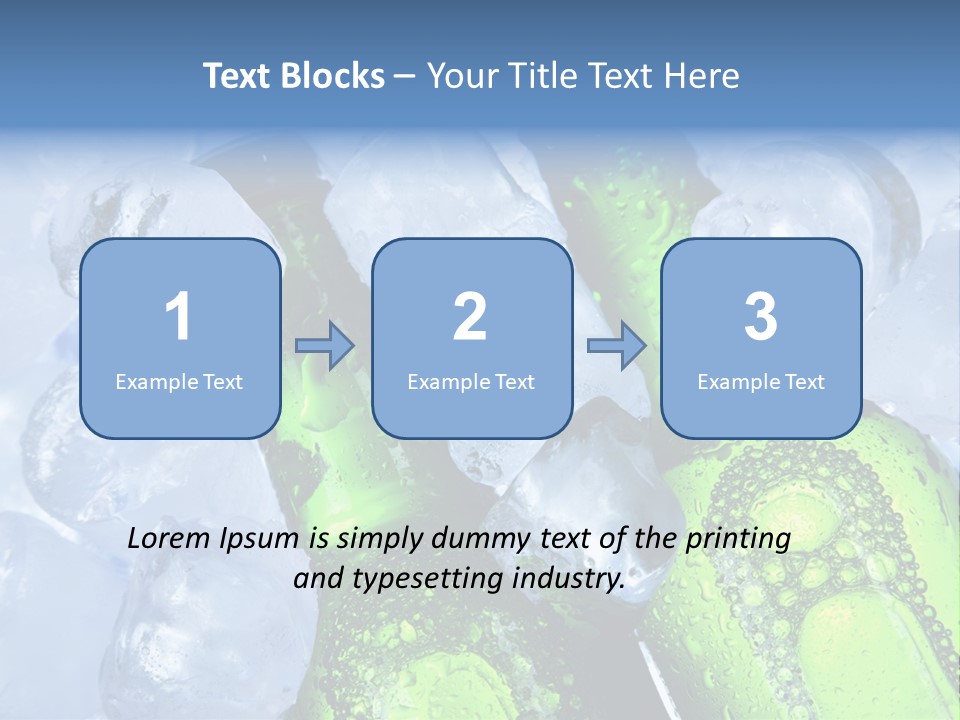 Ice Beer PowerPoint Template