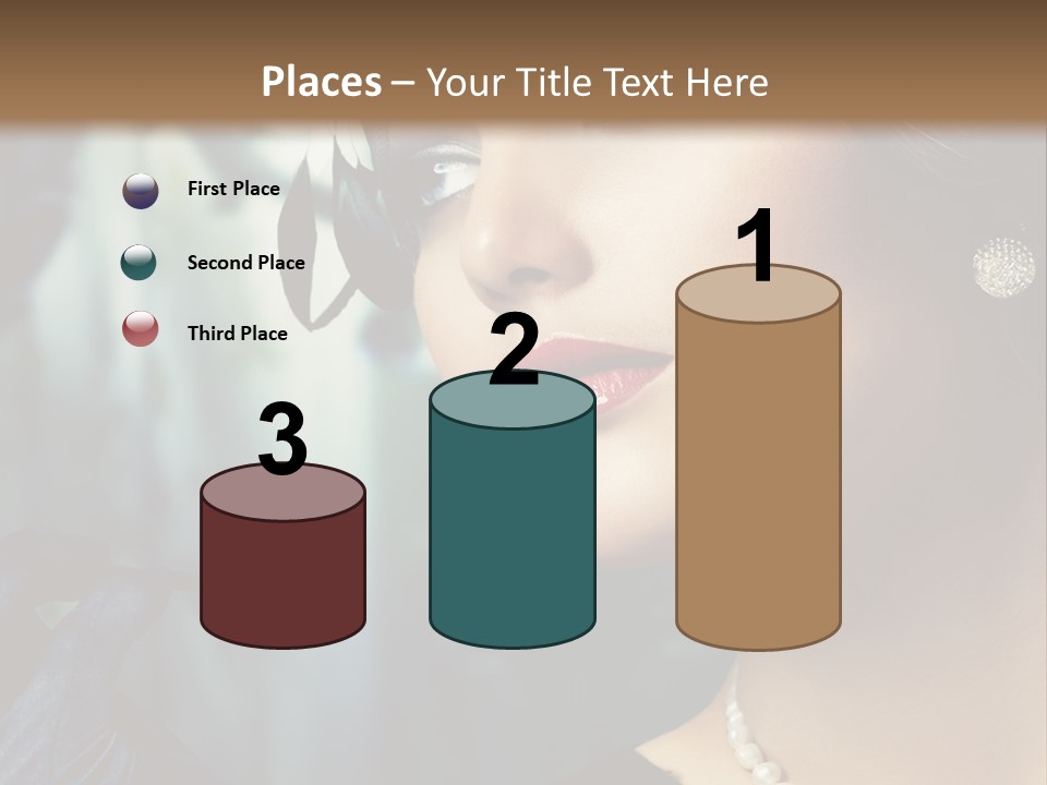 Retro Woman PowerPoint Template