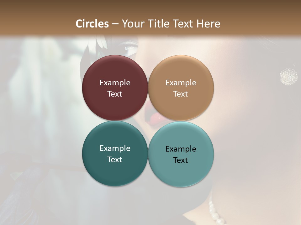 Retro Woman PowerPoint Template