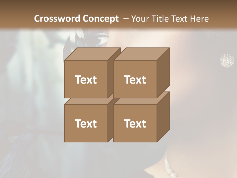 Retro Woman PowerPoint Template