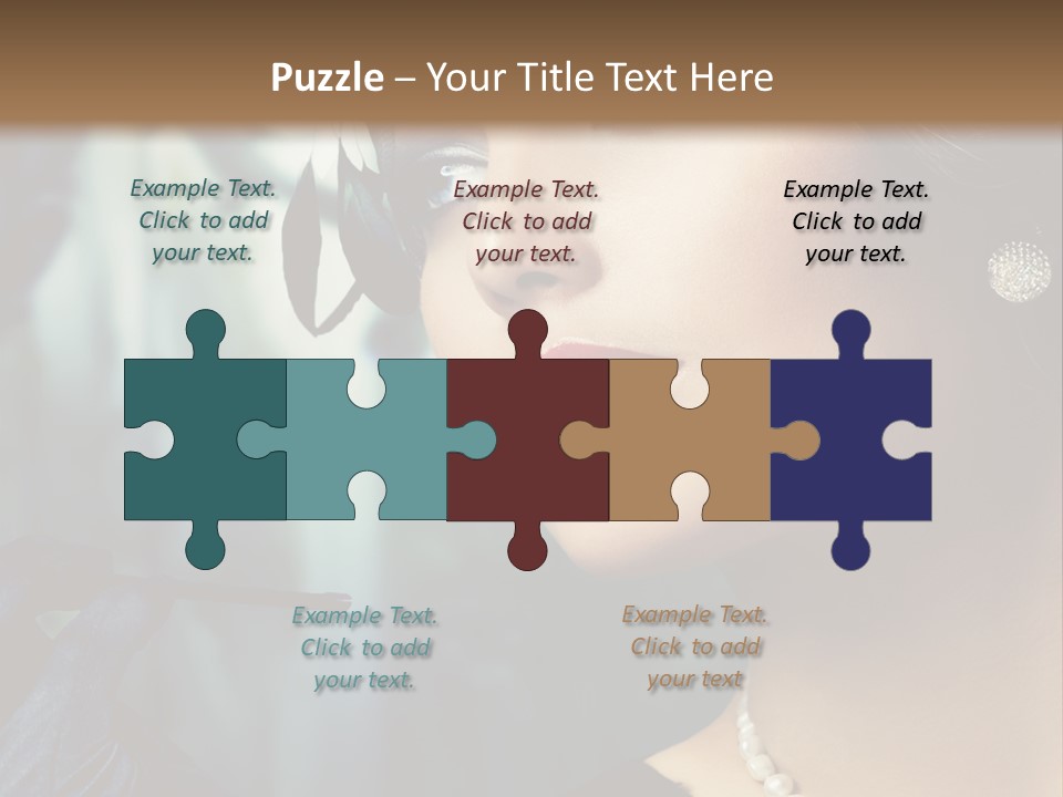 Retro Woman PowerPoint Template