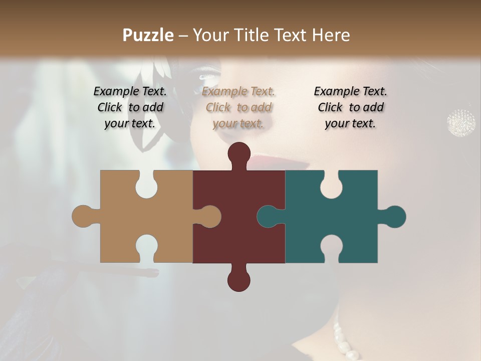 Retro Woman PowerPoint Template