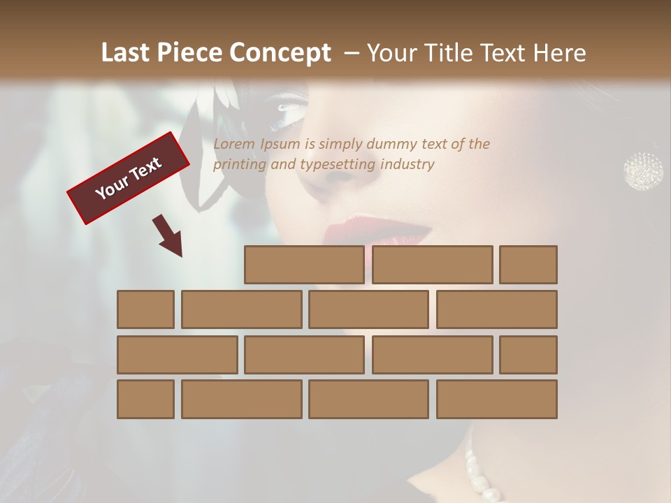 Retro Woman PowerPoint Template